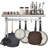 Stainles Steel Rectangle Wall Mounted Pot Rack-897608734