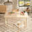 47.2" W Dining Table With 2 Drawer-443807862-443807856