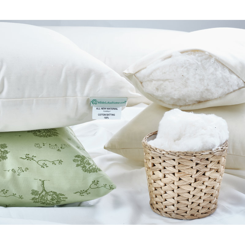 Coussin en coton, Standard 20 po x 26 po