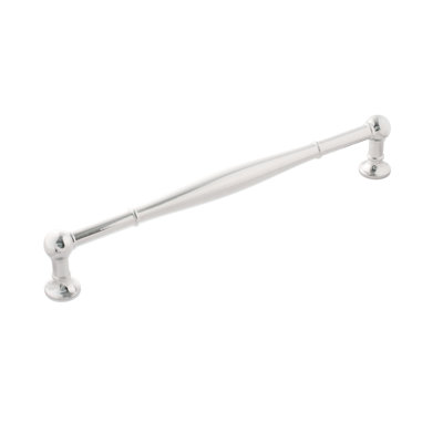 Fuller Collection Appliance Pull - 12" Center to Center Cabinet Pull Chrome - Traditional Hardware for Drawers & Cabinets