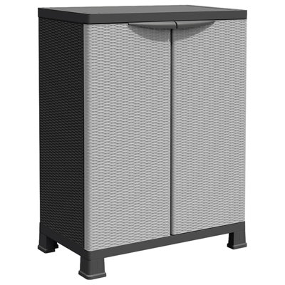 Plastic Single Storage Cabinet - 92 cm H x 68 cm W x 39 cm D