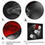 Ramson Retro Greccity en noir et rouge I - reproduction sur toile-87363853-87363848
