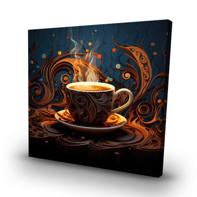 Coffee trance - 32"x32" art on canvas