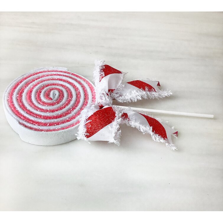 The Holiday Aisle® 2 Faux Lollipops and 1 Faux Candy Piece