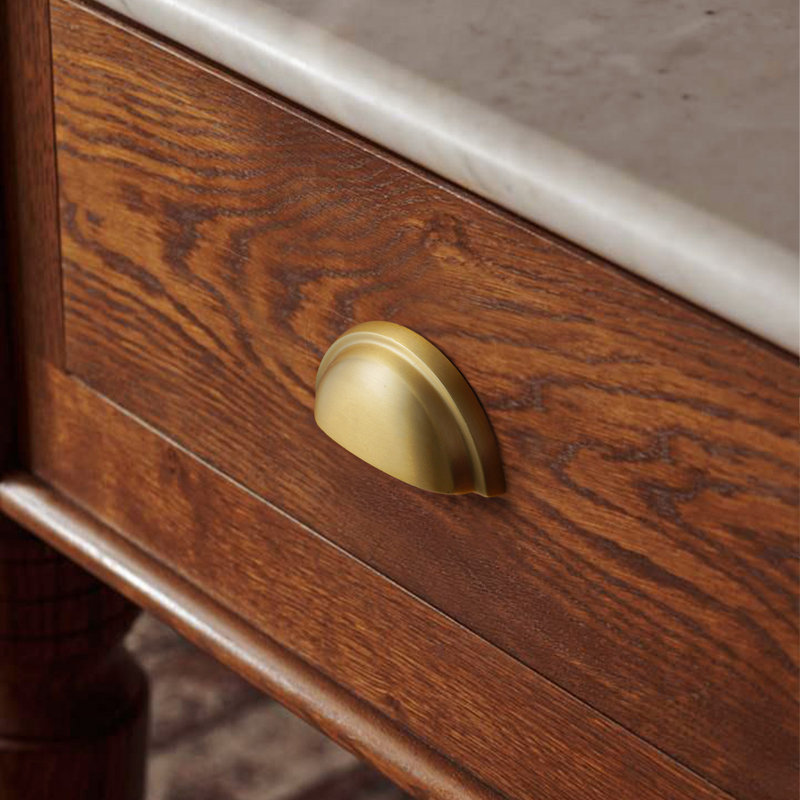 Semicircular Brass Knob Multipack
