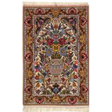 Nellora Floral Area Rug in Beige