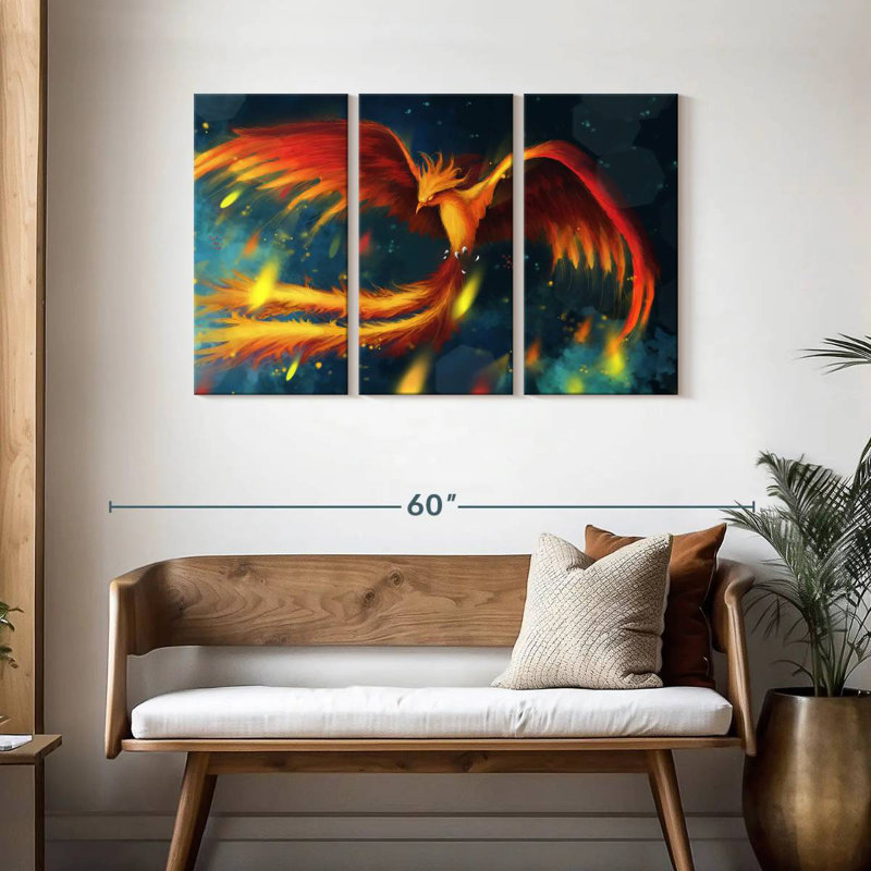 Kelan Phoenix, 28" H x 45" W