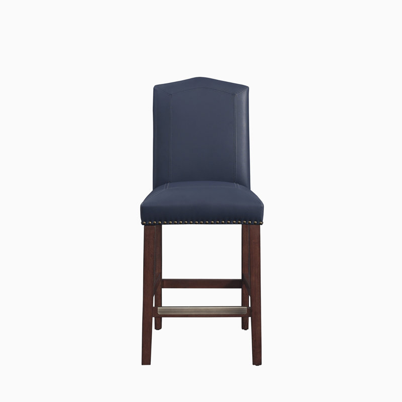 Tabouret de comptoir 24 po Halaï, Bleu marine