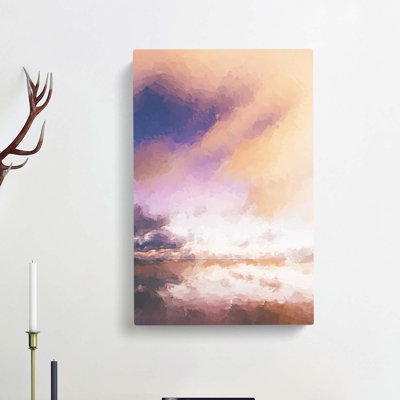 Clouds Above in Abstract - Wrapped Canvas