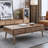 Ash Wood Coffee Table with 6 Drawers