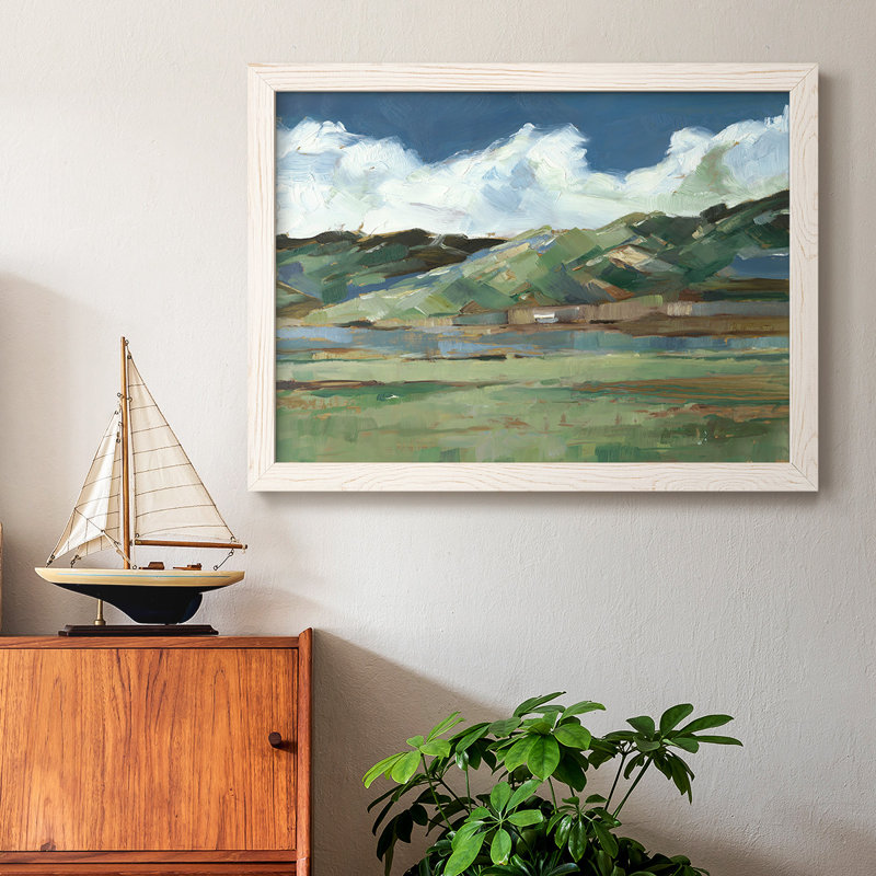 Western Sky I, Blanc, H 28 po x l 42 po x P 1,5 po