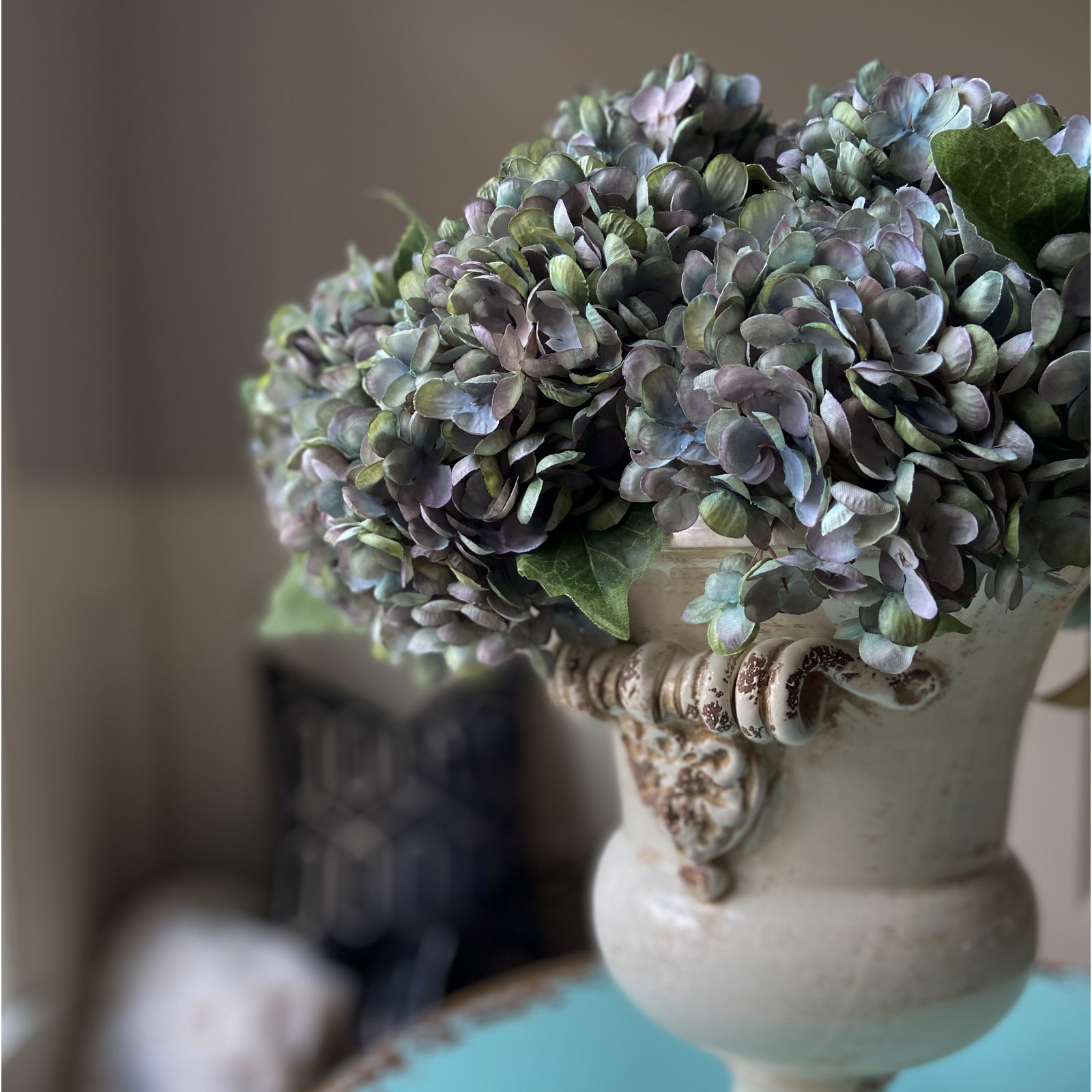 Hydrangea Floral Stems, Blue