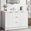 Freestanding Standard Single Vanity Bathroom Vanity With Resin Top