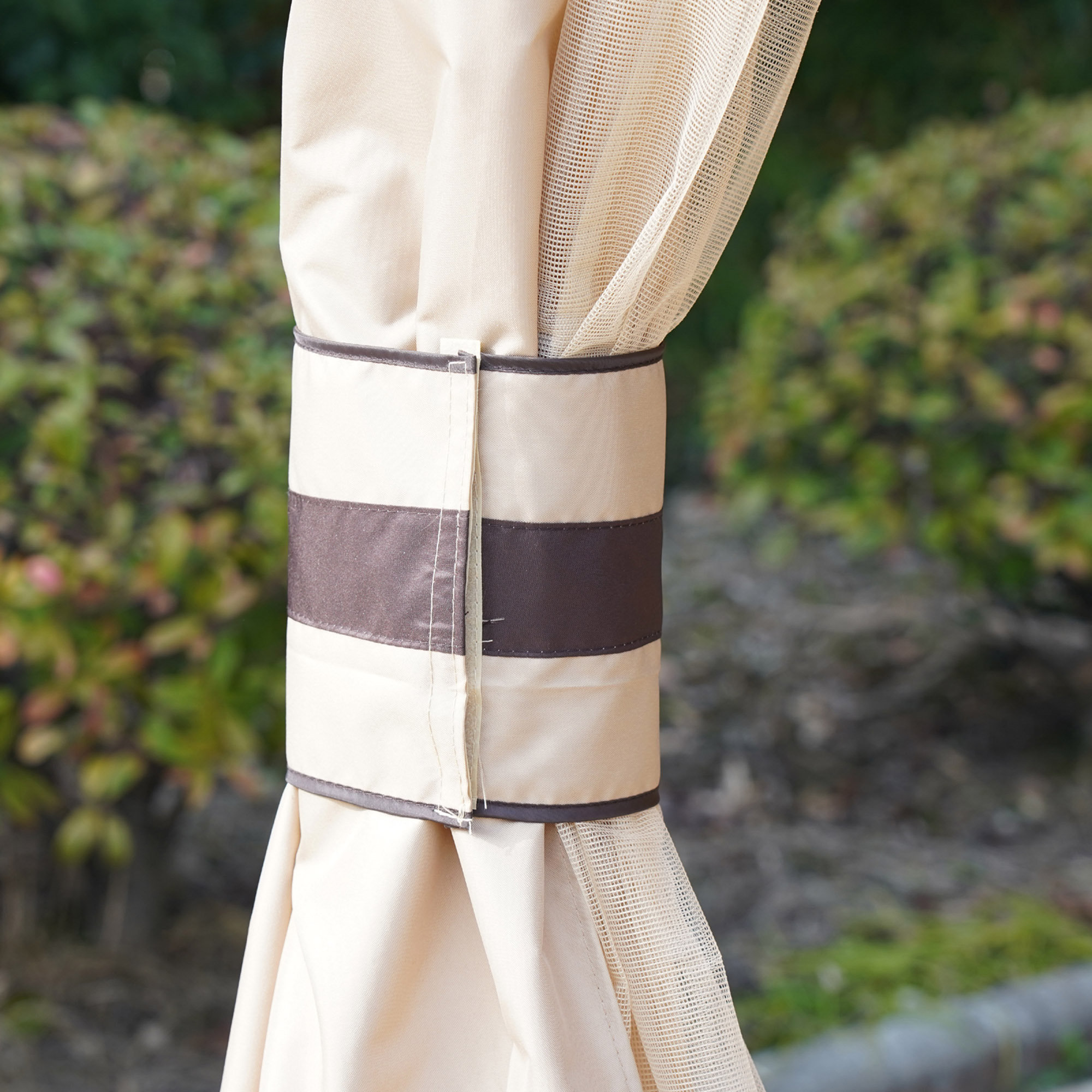 Arlmont & Co. Outdoor Gazebo With Netting And Curtains - Wayfair Canada