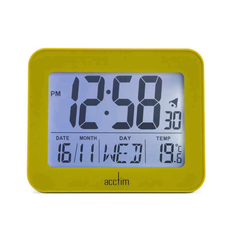 Acctim Otto Superbrite® Digital Bedside Alarm Clock, Heathland