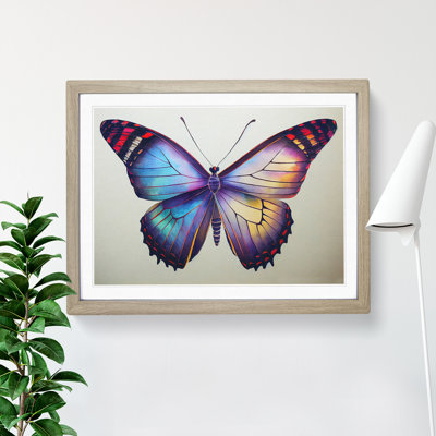 Watercolour Butterfly - Single Picture Frame Painting