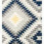 Tapis bleu marine à motif tribal kilim Tonio-32973132