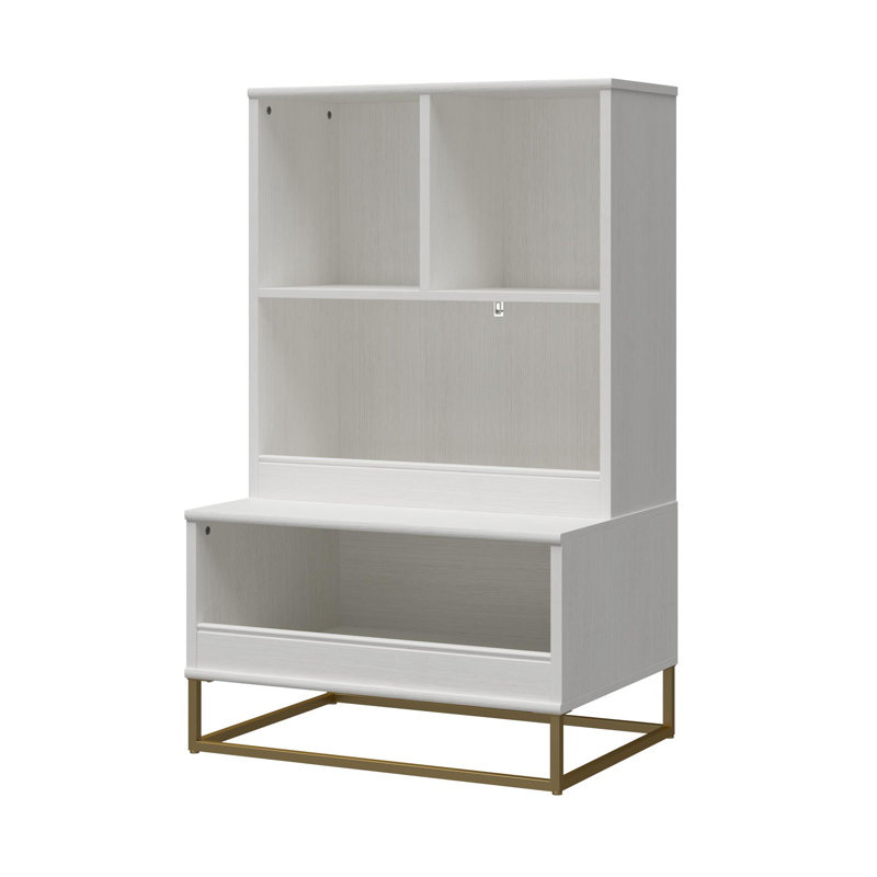 Charlie White Multi-Use Toy Storage Organizer and Bookcase
