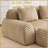 114" Flannel L-Shaped Modular Sectional With Ottoman-873230051