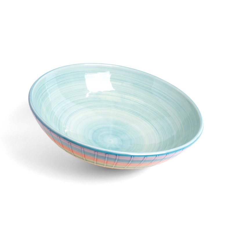 Beachcrest Home Chidsey Ceramic Serving Bowl, 10 cm H x 28 cm W x 28 cm D