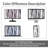 Cassville Abstract Paint Brush Watercolor Lined Thermal Insulated Blackout Window Curtain Valance Rod Pocket  Ink Stripe Pattern 2 Layers-1115546556-1154897235-1185915413