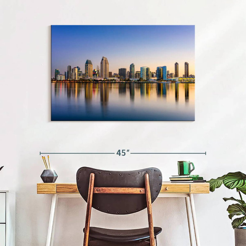Sirci, centre-ville de San Diego, H 26 po x l 39 po