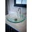 Eden Bath 18 " Tempered Glass Circular Bathroom Sink