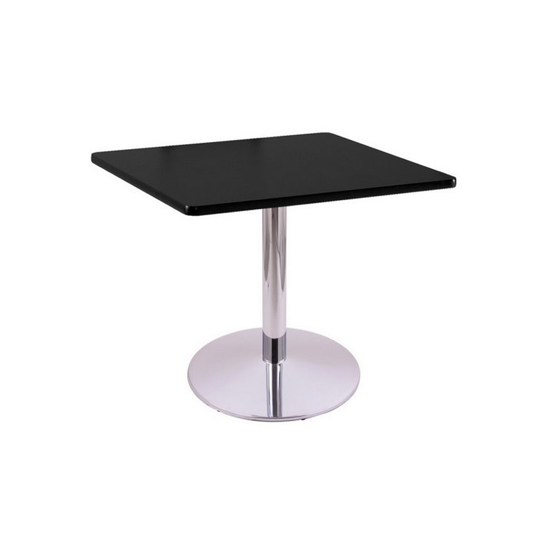 Table de salle à manger, H 30 po x L 30 po x l 30 po, Chrome