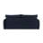 Blue Velvet Sectional With Sleeper Feature And Practical Storage Options Relaxed Look Functionality