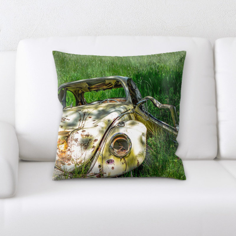 Microsuede Reversible Throw Pillow