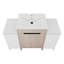 Meuble-lavabo autoportant de 48 pouces avec lavabo en céramique et 2 armoires de rangement, porte à fermeture douce, armoire combinée-1151634504-1151634501