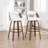 Artnagullian Swivel Vegan Leather Counter And Bar Stools-120950967-120950964