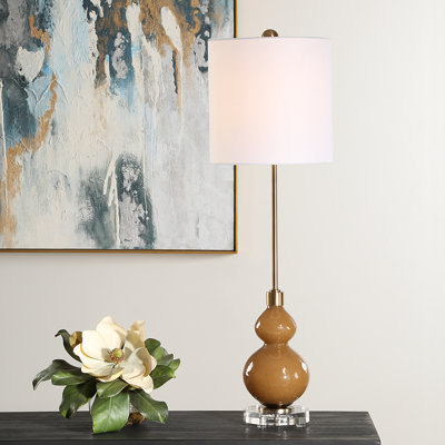 Lampe en verre Lavaria Caramel