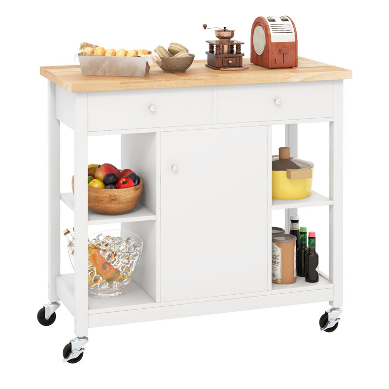 Mersinlik Kitchen Cart, White
