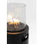 Planika - Bino Outdoor Gas Fiereplace - Fire Column with Glass Shield for Patio or Gardens (Cover Included)-1146662141
