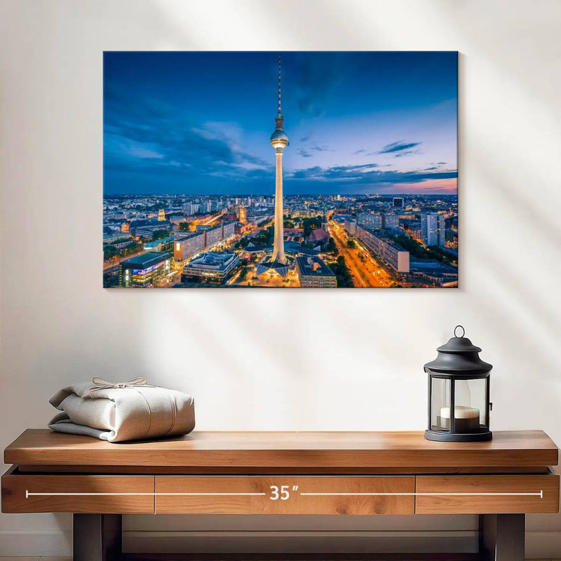 Rorry Alexanderplatz TV Tower, 16" H x 24" W