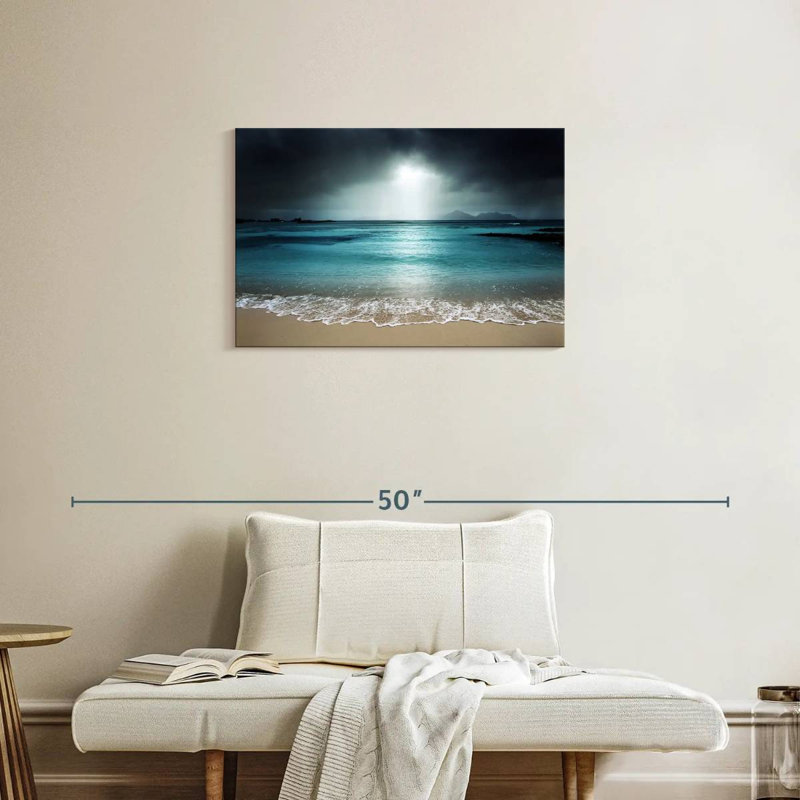 «La Digue Island Evening Sky», reproduction sur toile, L 20 po x H 30 po