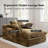 67'' Boneless Chaise Lounge Chair Indoor, Oversized Lounge With Fabric And High Density Sponge, Deep Seat Sleeper Couch Chairs Sofa For Living Room Bedroom, No Assembly Required-520944699