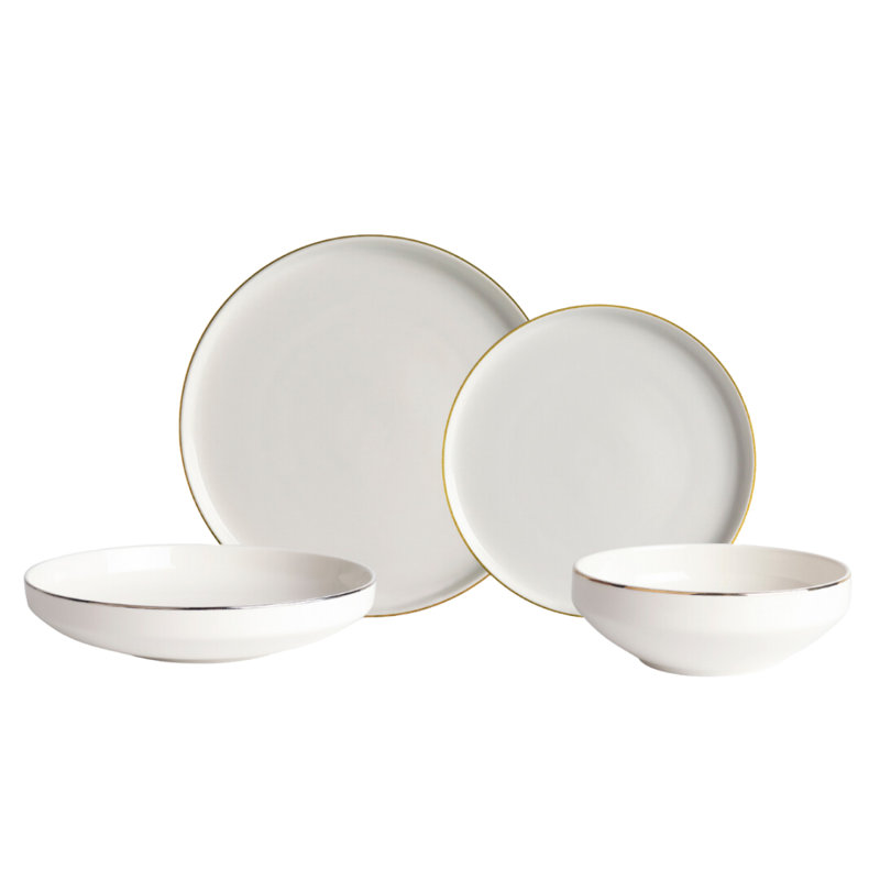 Ceres 24 Piece Porcelain Dinnerware Set - Service for 6
