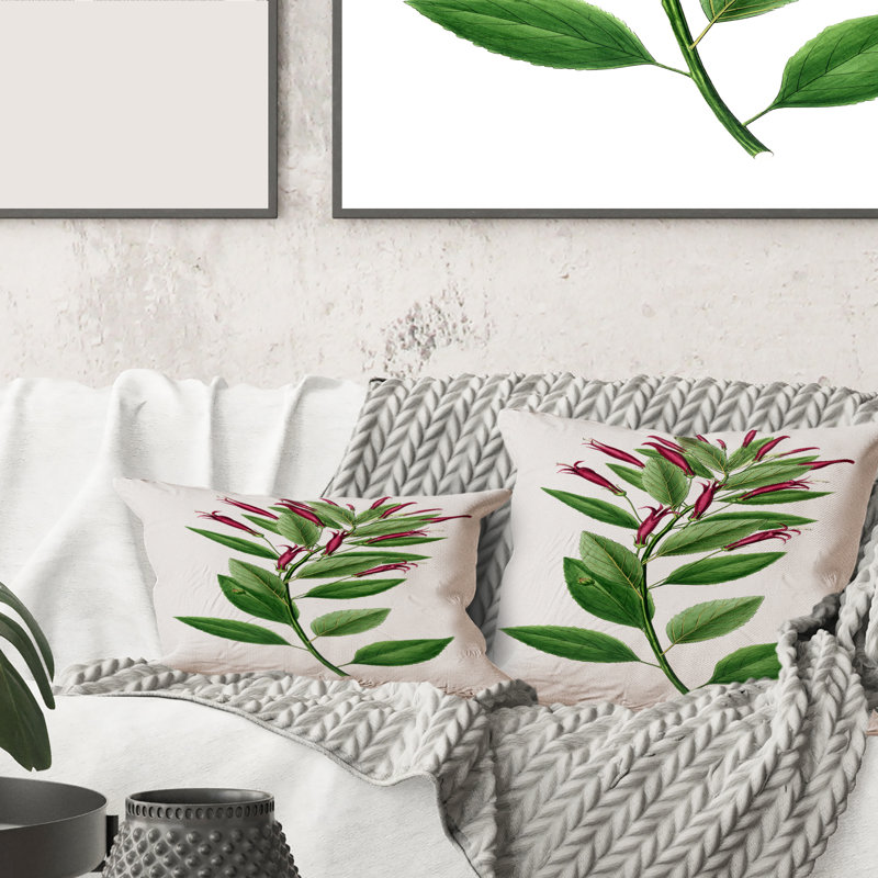 Floral Throw Pillow