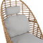 Chaise longue pivotante en osier Ellis