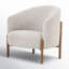 Enfield Barrel Chair Chair with Ottoman-207376715