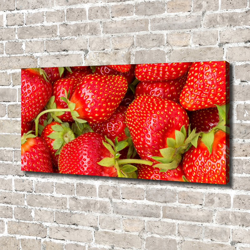 Strawberries - Wrapped Canvas Print