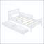 Full Size Wood Platform Bed with Storage Drawers and Safety Guardrails-2063419366-2063419367
