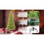 Slim Christmas Tree With Warm White Led Lights, Space-Saving Hinged Design, Easy Setup, Sturdy Metal Stand – Realistic Pencil Tree For Small Spaces-422463856
