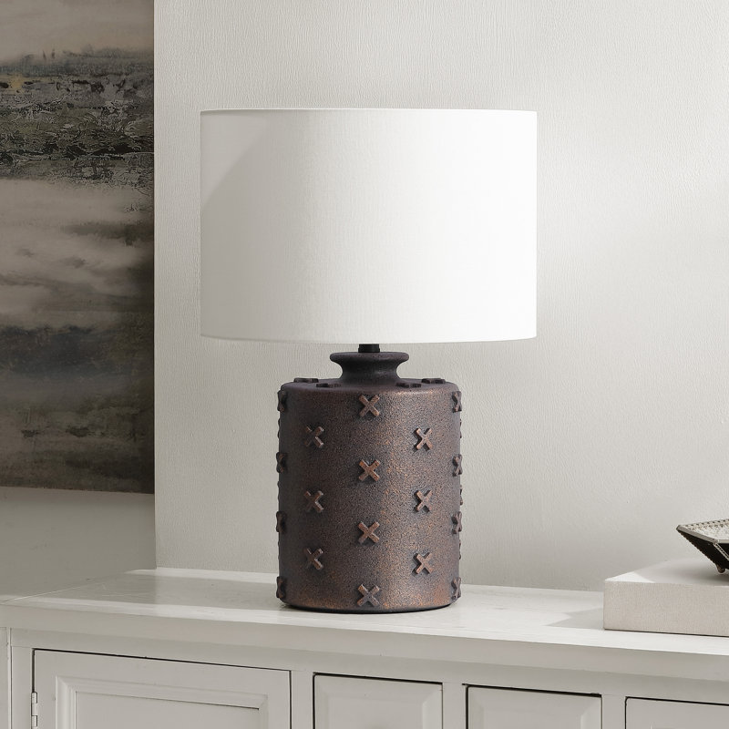 Clay 21.75 Inch Resin Table Lamp