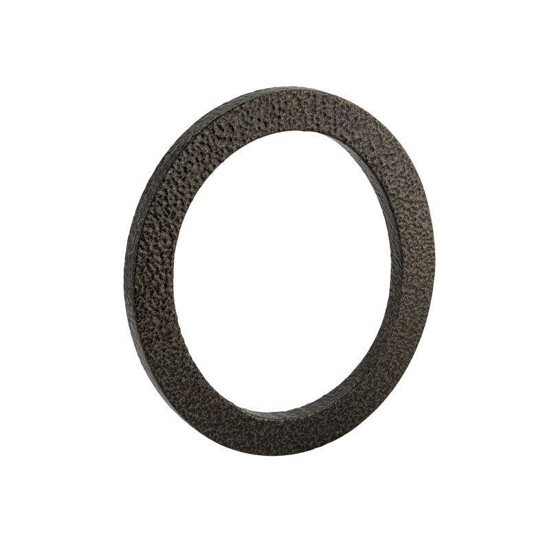 6'' H Metal House Number, Hammered Bronze, 0 