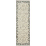 Premo Wool Oriental Area Rug in Ivory