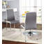 Chaise d'appoint grise Salerno