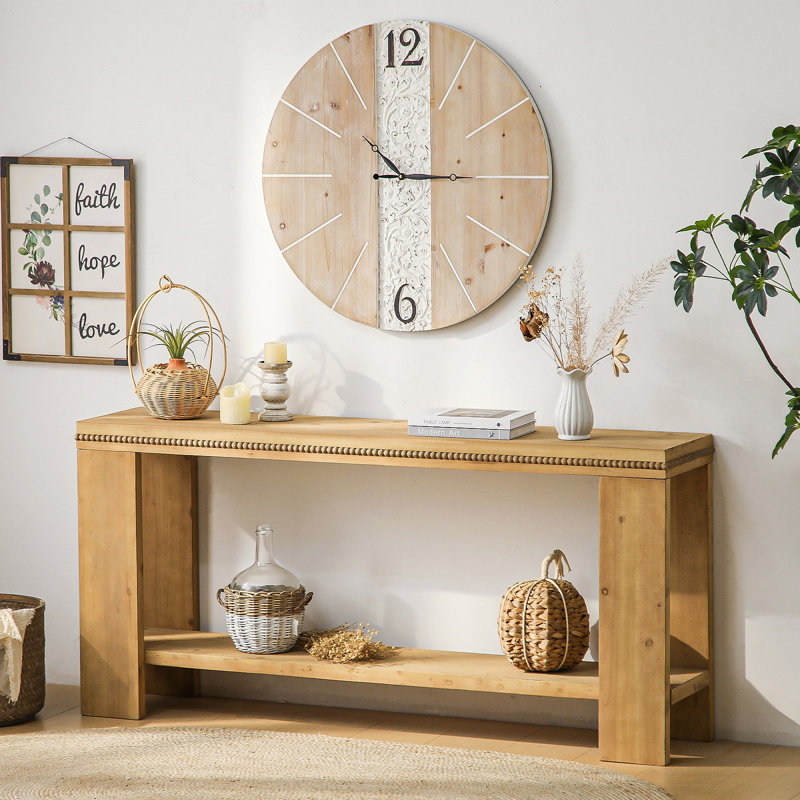 Console 63 "avec tablette de rangement Boho